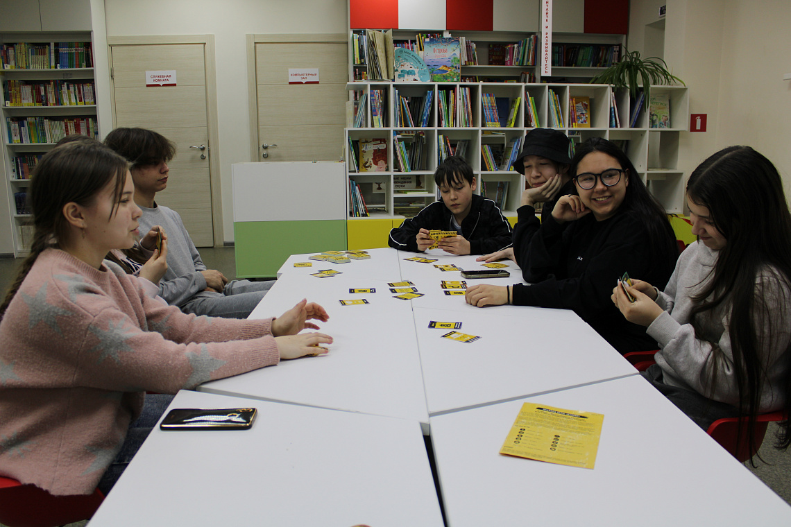 Игры-разума в Атлашевской сельской библиотеке